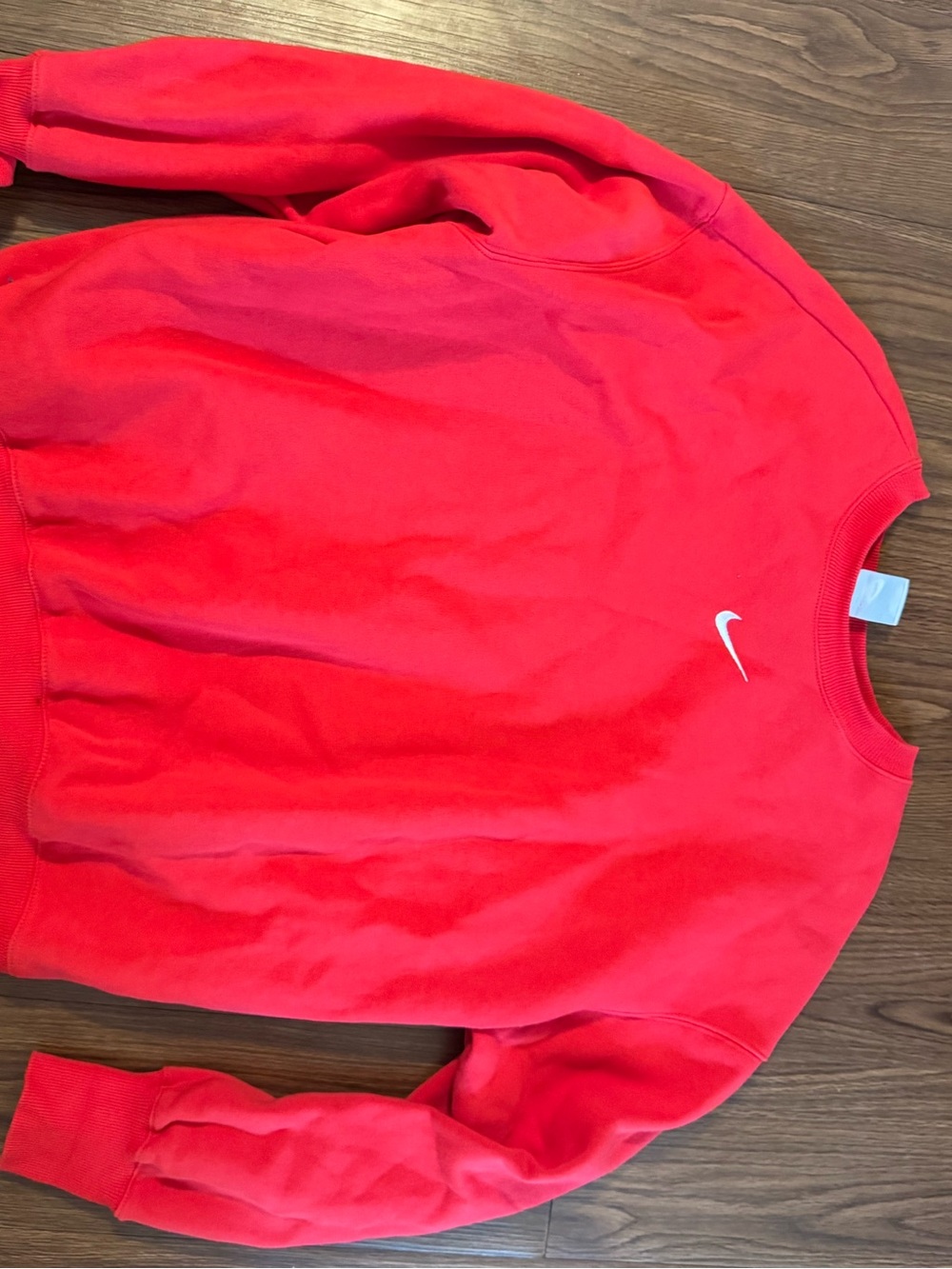 Nike Red Crewneck Sweatshirt & sweatpants set (or separate) crewneck:L pants:M